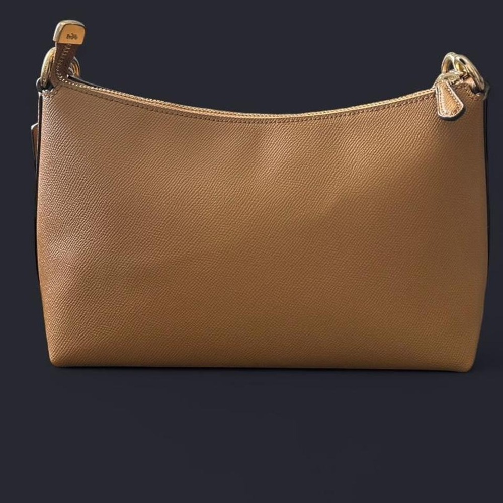 Coach Tan Leather Shoulder Bag - Picture 5 of 8